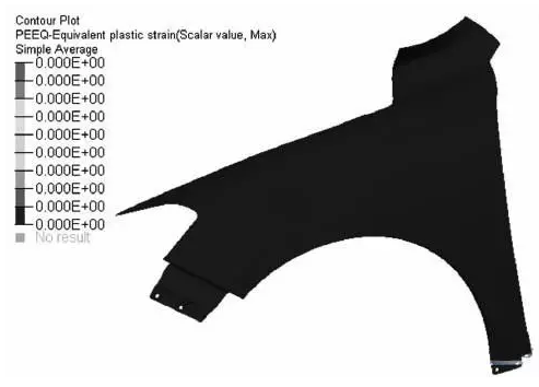 CAE之汽車塑料翼子板抗凹性分析